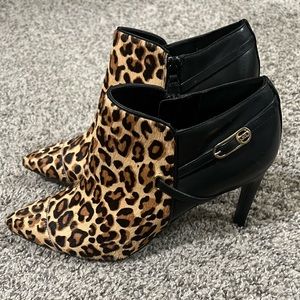 Leopard booties